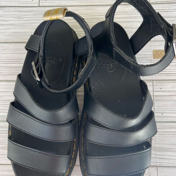 Dr. Martens Black Vegan Blaire Sandals, Size 7 - Picture 7 of 7